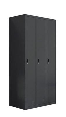 Одиночный тройной шкаф стиля шкафчика металла 0.5mm до 1mm