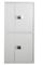 Белизна электронных умных дверей шкафа 2 замка ISO9001 конфиденциальных вертикальная