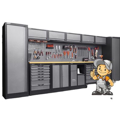 Сверхмощный верстак шкафа гаража ISO9001 0.8-1.5mm
