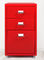 Передвижные ISO14001 стучают вниз ящиками для хранения карточк офиса, коммерчески картотекой