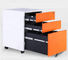 Передвижные ISO14001 стучают вниз ящиками для хранения карточк офиса, коммерчески картотекой