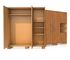 Мебель шкафа спальни ODM ISO14001, домашний шкаф хранения с дверями